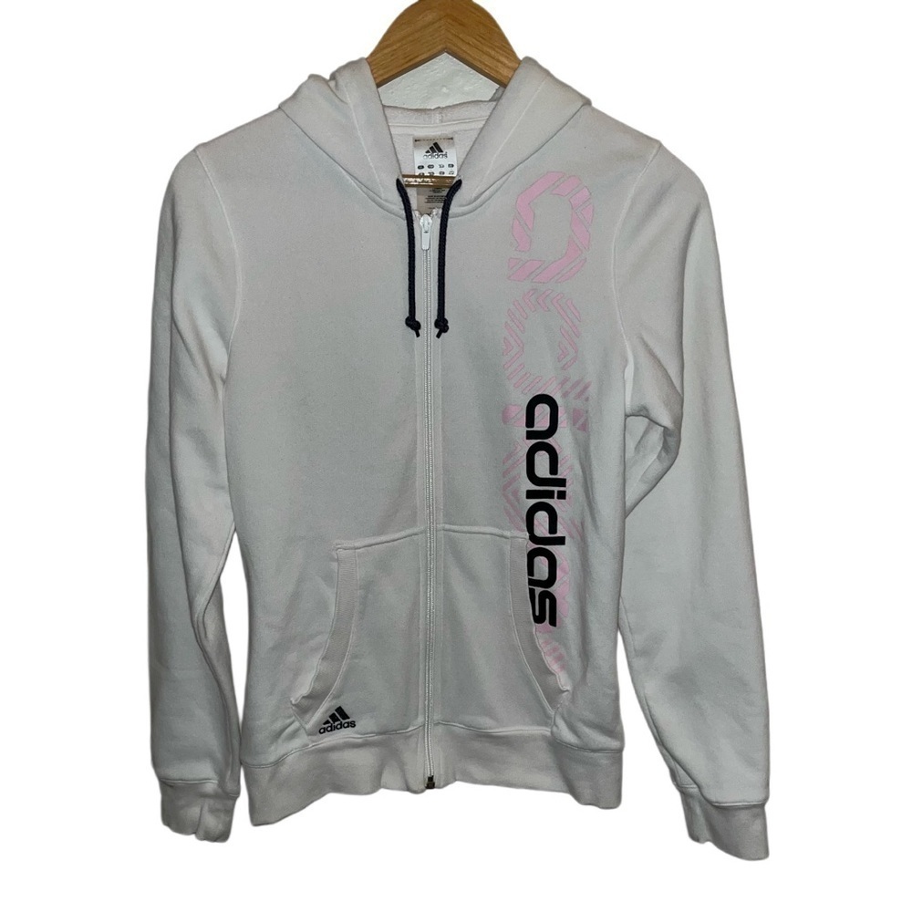 Adidas Zip Up Hoodie Sweatshirt Women’s Size Small